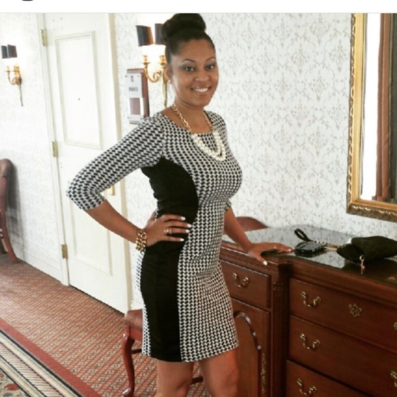 B. Smart Dresses & Skirts - Black and white checkered dress